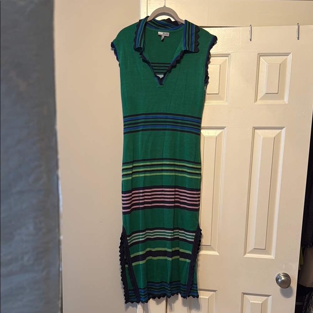 Gitana Striped Midi Dress